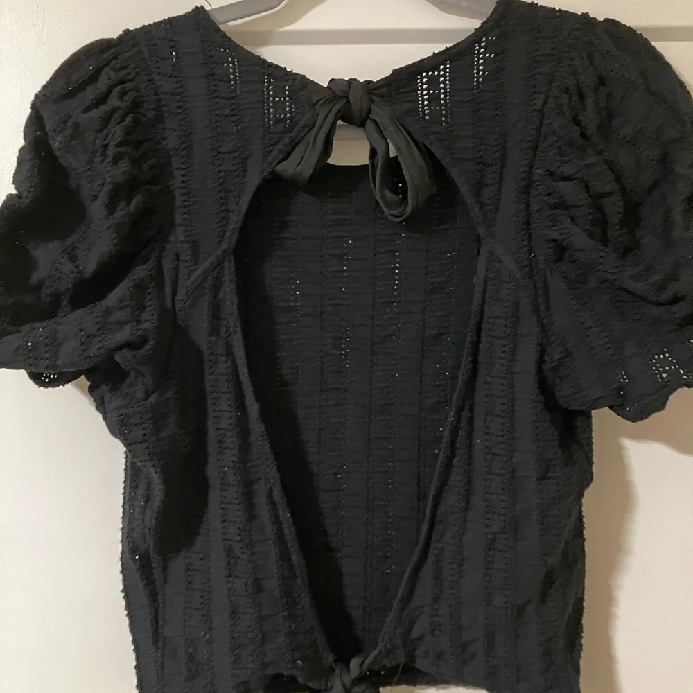 Free People open back crop top.
